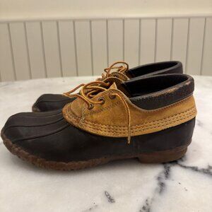 Vintage LL Bean Original Maine Hunting Shoe Leather Duck Boot 3 Hole USA sz 10